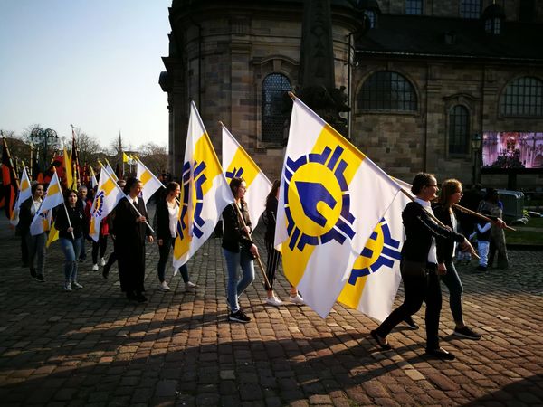 Auszug nach dem Festgottesdienst